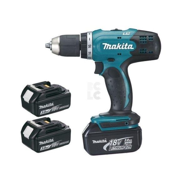 Makita aku buš-izv DDF453RFE3 (18V, Li-ion, 3x3Ah) TNC